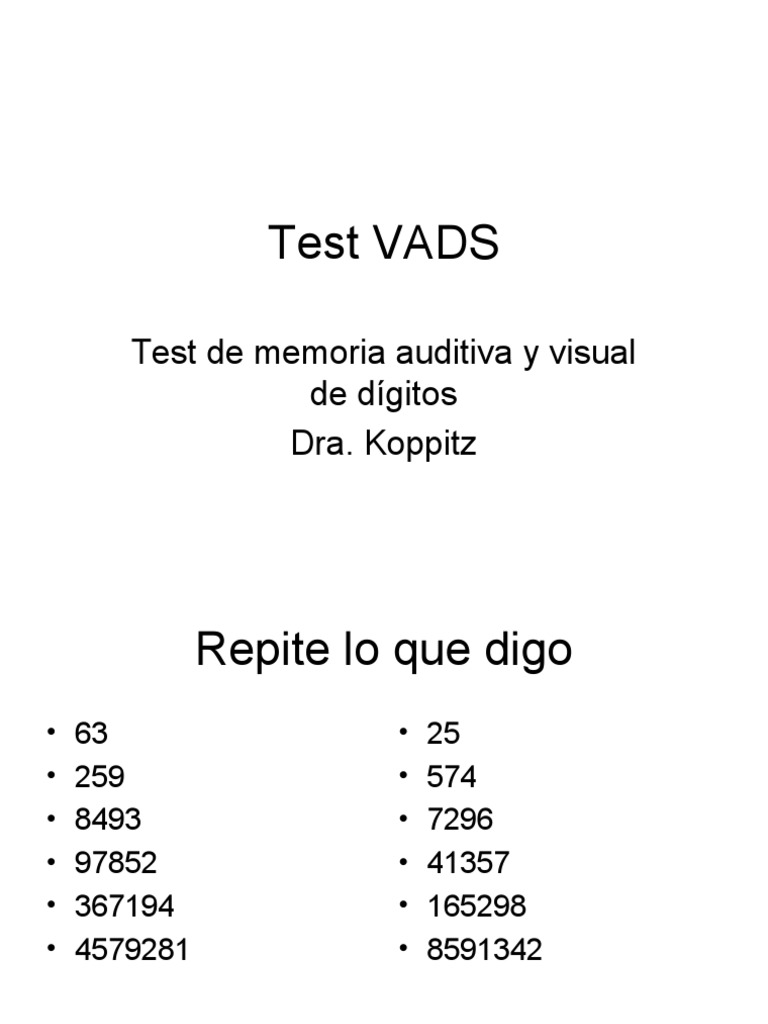 Test VADS PDF