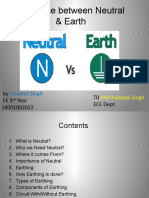 Difference Between Neutral and Earth