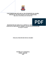 Universidade Estadual Do Sudoeste Da Bahia: Programa de Pós-Graduação em Agronomia