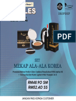 Mekap Ala-Ala Korea: RM48.90 SM RM52.40 SS