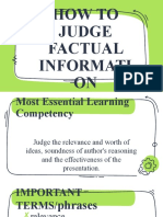 Judge Factual Info Online