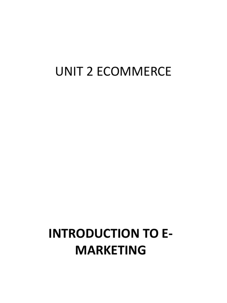 E-Commerce Models Overview | PDF | E Commerce | Electronic Business
