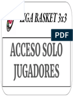Liga Basket 3x3 acceso jugadores