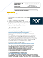 Guia #2 Sociales 11° La Ciudad