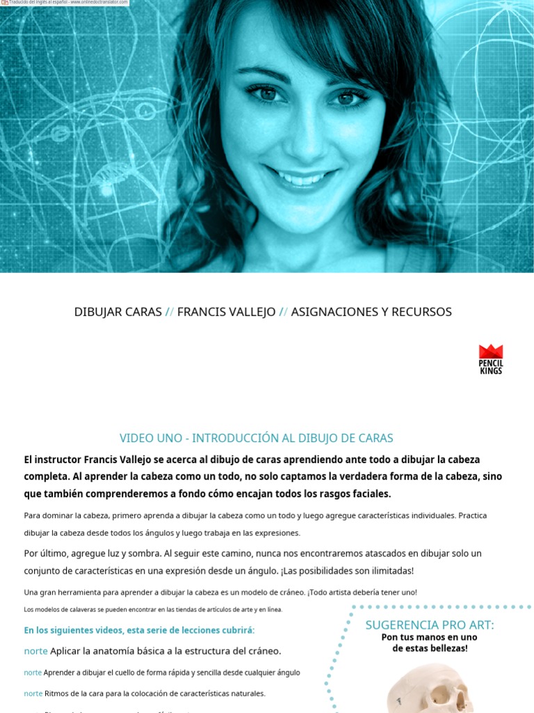 Drawing Faces PDF Cara Dibujo