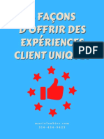 8 Façons d'Offrir Des Expériences Client Uniques