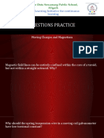 Questions Practice: Moving Charges and Magnetism