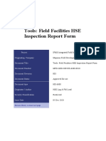 Facilities HSE Inspection Report Form Rev003