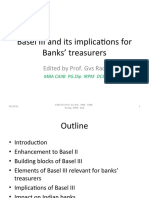 Basel III and Its Implications For Banks' Treasurers: Edited by Prof. Gvs Rao