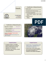 Classifying Natural Hazards