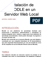 Instalación de MOODLE en Un Servidor Web Local WEB I 2016