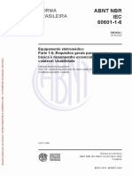 ABNT NBR IEC 60601-1-6 - 2011 EMENDA 1- 2020
