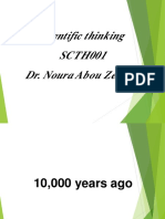SCientific Thinking Lecture 1