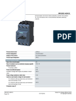 Siemens MPCB 3RV20214DA10 Datasheet
