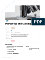 Microscopy and Staining