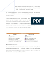 Balança Comercial Teve Um Resultado Positivo em Agosto de U$ 7,7 Bilhões