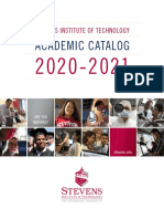 Stevens 2020-2021 Academic Catalog