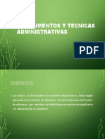 Instrumentos y Tecnicas Administrativas - PPTX Exposicion