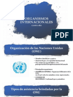 ORGANISMOS INTERNACIONALES Presentación