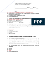 Examen Nivelación Célula