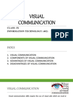 Visual Communication: Class: Ix Information Technology