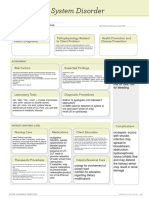 System Disorder: Renal Calculi