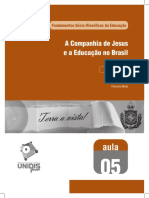 5 - Companhia de Jesus e A Educação No Brasil