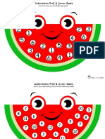 Free - Watermelon Math Game