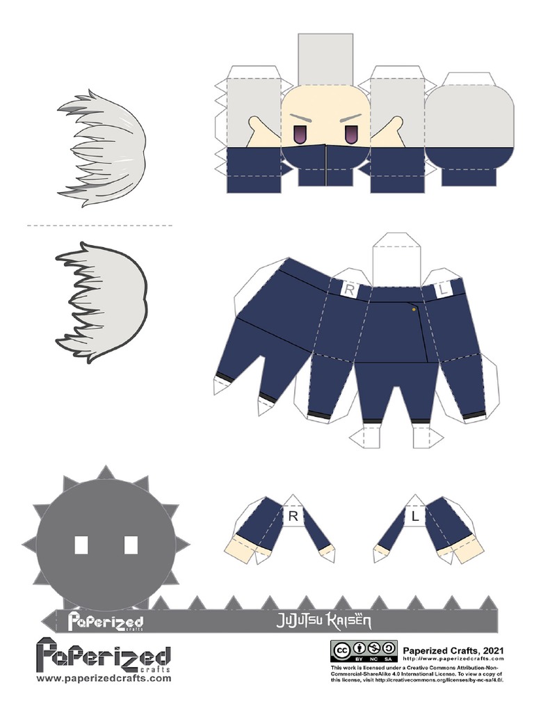 Jujutsu Kaisen - Toge Inumaki Papercraft | PDF