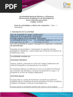 Guía de Actividades y Rúbrica de Evaluación - Unidad 1 - Fase 1 - Detonación