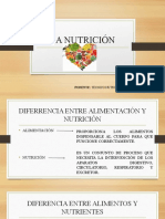 Capacitación Nutrición