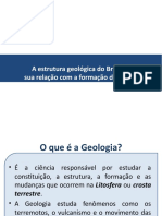 Estrutura Geológica Brasil e Formação Relevo