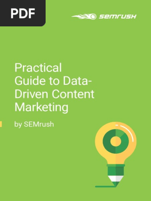 Practical Guide to DataDriven Content Marketing