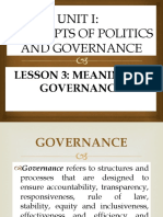 Unit 1_ Lesson 3 Meaning of Governance