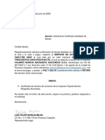 Solicitud de Certificado de Deuda Credibanco