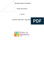 Noções Básicas de Estatística: Exercícios de Fixação