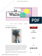 Balls To The Walls Knits - Iris Bloom Bonnet