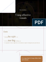 Using Effective Visuals