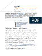 Estadística Descriptiva