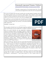 Liposomal C Production