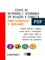 Plano de Retomada Das Ações Presenciais - Cartilha para Alunos CT