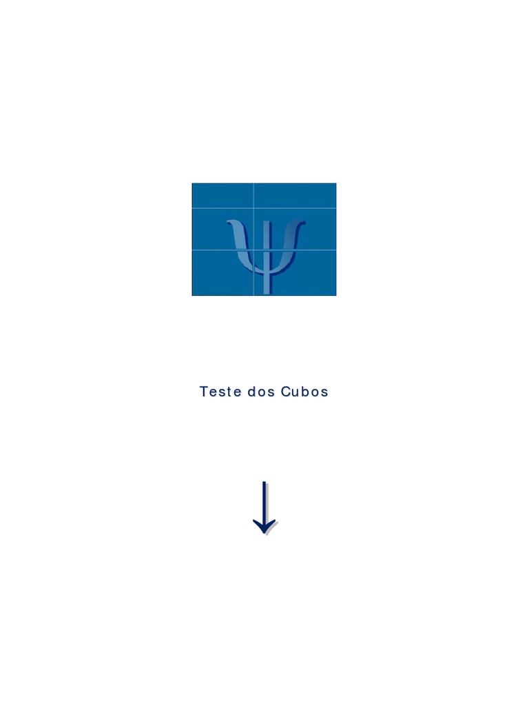 Teste dos Cubos: Avaliação Visuoespacial | PDF