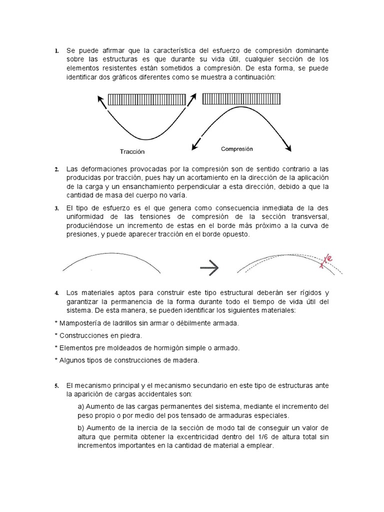 Esfuerzos de compresión en estructuras | PDF | Pandeo | Ingeniería mecánica