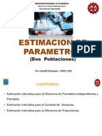 Estimación de Parametro Dos Poblacionesing