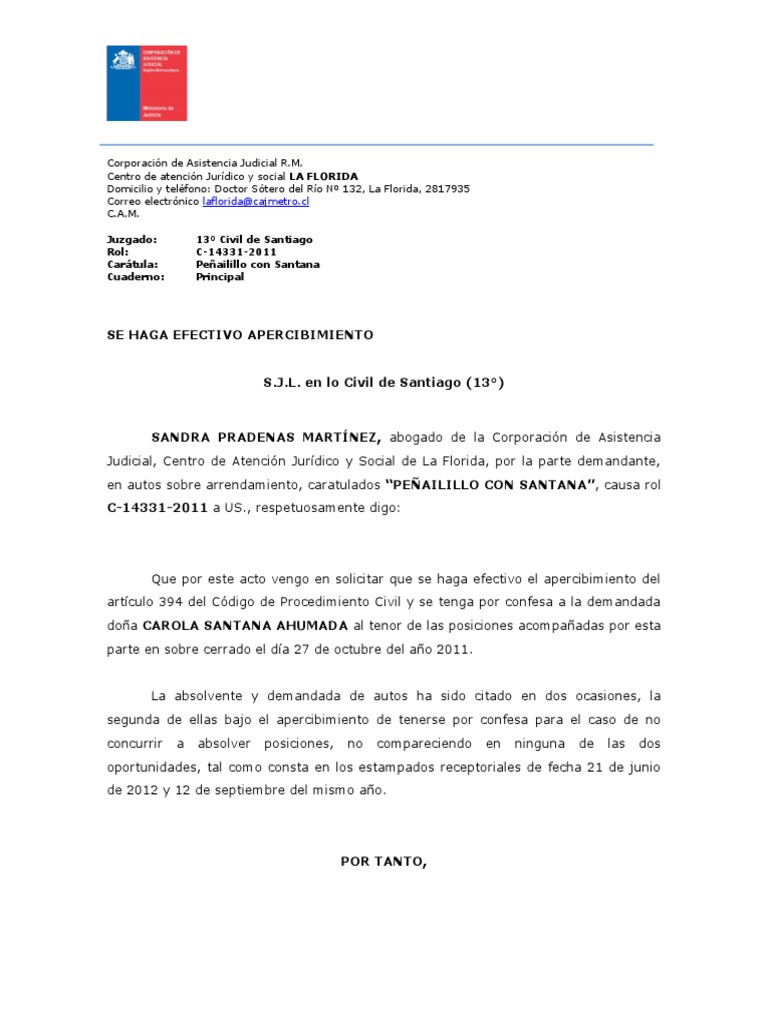 C-14331-2011 Se Tenga Por Confeso | PDF