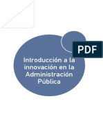 PagInicia Introducción A La Innovación en La Administración Pública