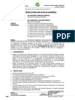 Informe Técnico #006 - 2020