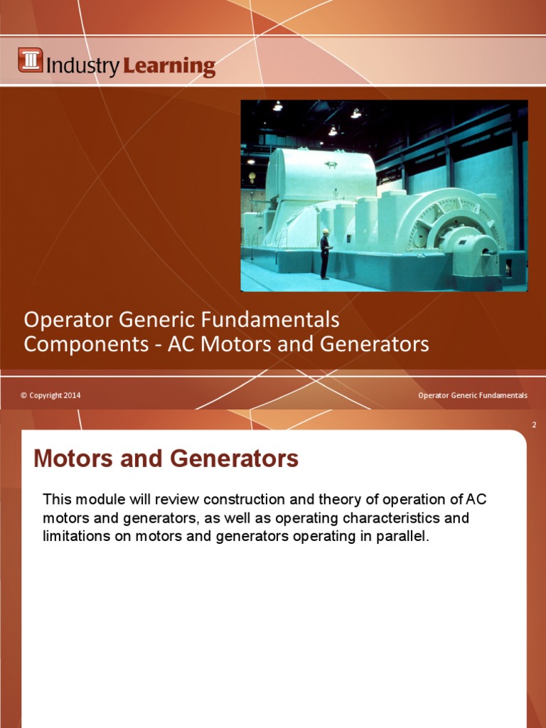 Motor5. AC Motors and Generators PDF Electric Motor Electric
