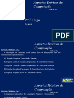 Aspectos Teóricos da Computação Aula ao vivo