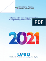 Requerimientos de Información A Empresas y Servicios de Internet 2021